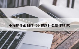 益阳小程序什么制作（小程序什么制作软件）