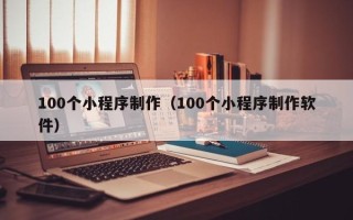 益阳100个小程序制作（100个小程序制作软件）